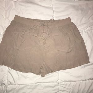Forever21 Lace Up Shorts